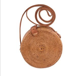 Poppy and Sage Camilla straw bag